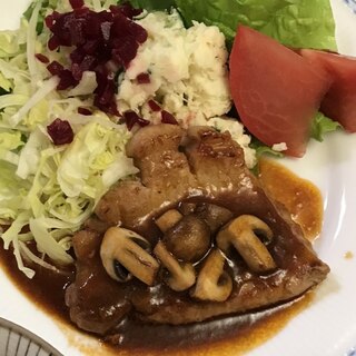 洋食屋さんのローストポーク